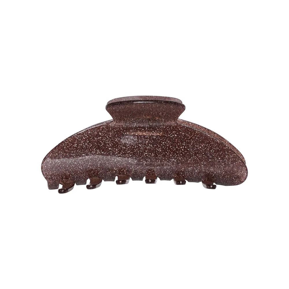 Cellulose-Acetate Hair Claw Clip - Toasted