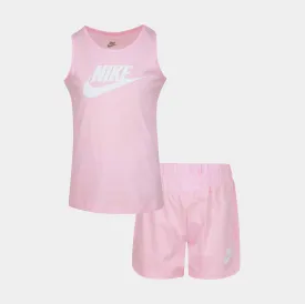 Jersey Tank Set Toddler Set (Pink)